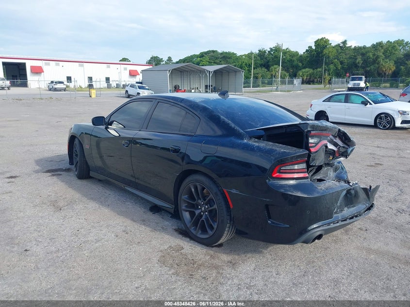 2021 Dodge Charger VIN 2C3CDXGJ7MH657957 IAAI salvage auction — REAR END, Salvage Title, sold $11,900 on 2026-07-30 (photo 3)
