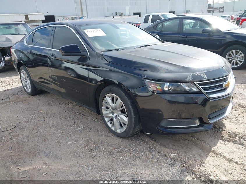 2014 Chevrolet Impala VIN 1G11Y5SL0EU144285 IAAI salvage auction — FRAME DAMAGE, Original (Texas), sold $725 on 2026-07-09 (photo 1)