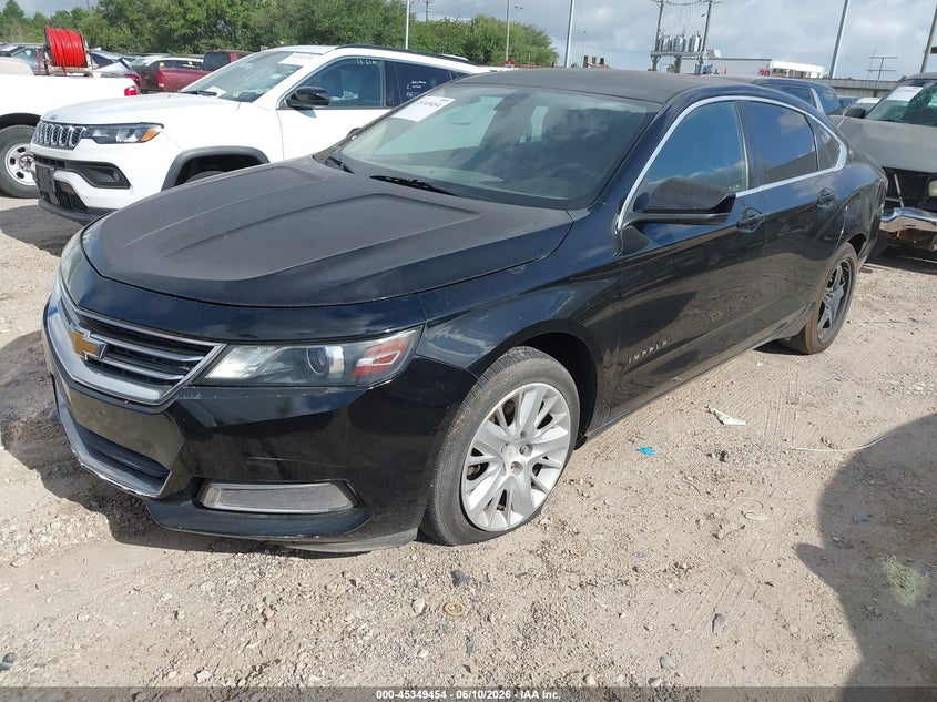 2014 Chevrolet Impala VIN 1G11Y5SL0EU144285 IAAI salvage auction — FRAME DAMAGE, Original (Texas), sold $725 on 2026-07-09 (photo 2)