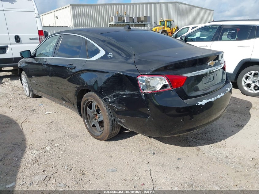 2014 Chevrolet Impala VIN 1G11Y5SL0EU144285 IAAI salvage auction — FRAME DAMAGE, Original (Texas), sold $725 on 2026-07-09 (photo 3)