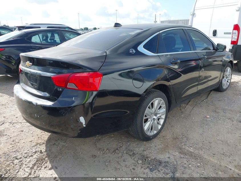 2014 Chevrolet Impala VIN 1G11Y5SL0EU144285 IAAI salvage auction — FRAME DAMAGE, Original (Texas), sold $725 on 2026-07-09 (photo 4)