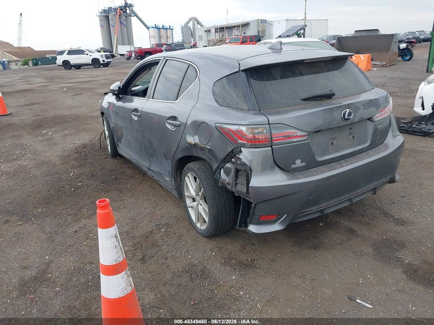 2015 Lexus Ct VIN JTHKD5BH5F2241142 IAAI salvage auction — FRONT END, Mv-907A (New York), sold $1,850 on 2026-07-07 (photo 3)