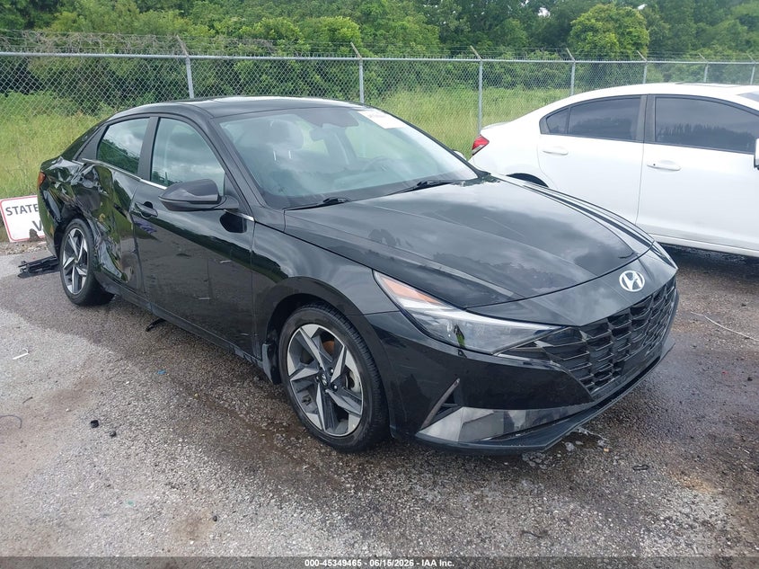 2023 Hyundai Elantra VIN KMHLN4AJXPU034393 IAAI salvage auction — SIDE, Salvage (Louisiana), sold $6,300 on 2026-07-21 (photo 1)