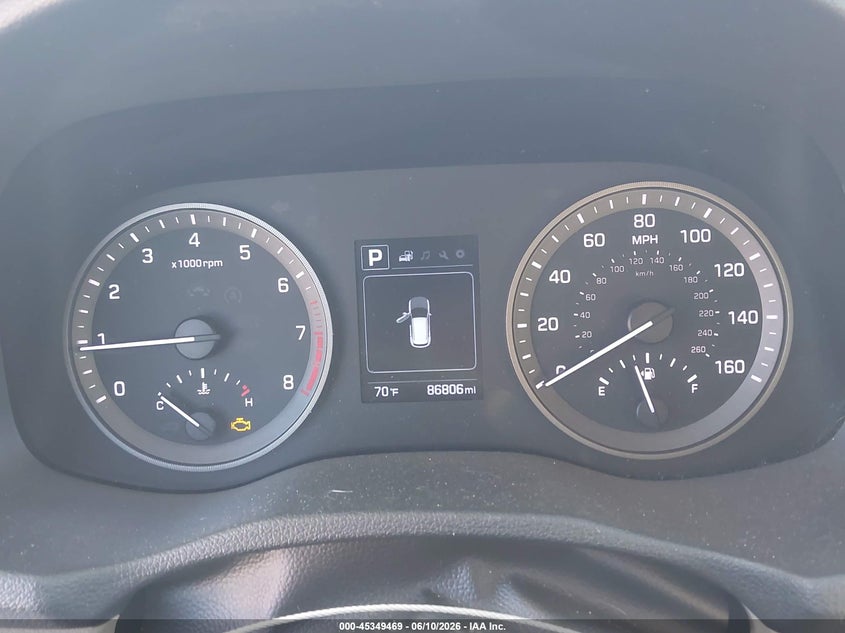 2018 Hyundai Tucson VIN KM8J2CA44JU684350 IAAI salvage auction — LEFT FRONT, Salvage (California), sold $3,200 on 2026-07-15 (photo 7)