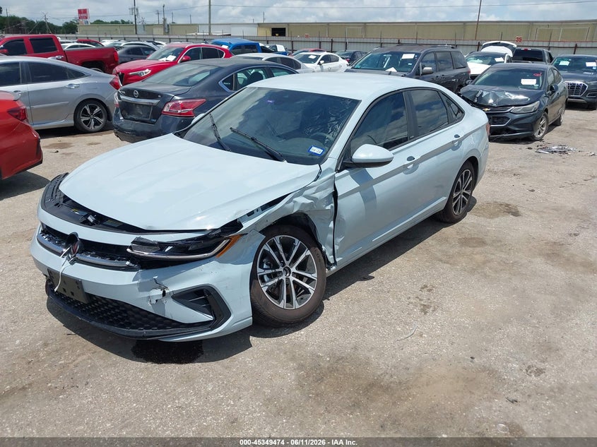 2026 Volkswagen Jetta VIN 3VWBW7BU5TM010053 IAAI salvage auction — FRONT END, Wait Title, sold $7,150 on 2026-09-02 (photo 2)