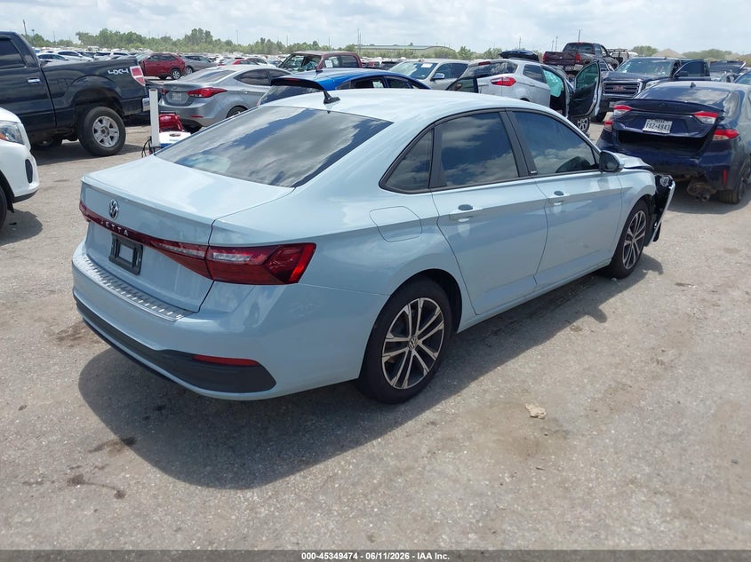 2026 Volkswagen Jetta VIN 3VWBW7BU5TM010053 IAAI salvage auction — FRONT END, Wait Title, sold $7,150 on 2026-09-02 (photo 4)