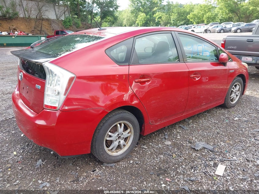 2010 Toyota Prius VIN JTDKN3DUXA0206453 IAAI salvage auction — NORMAL WEAR, Clear (Pennsylvania), sold $700 on 2026-07-21 (photo 4)