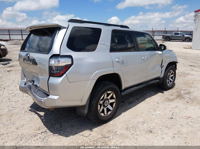 2019 Toyota 4runner VIN JTEBU5JR1K5706872 IAAI salvage auction — FRONT END, Salvage (Arkansas), sold $9,350 on 2026-07-09 (photo 4)
