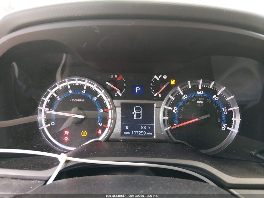 2019 Toyota 4runner VIN JTEBU5JR1K5706872 IAAI salvage auction — FRONT END, Salvage (Arkansas), sold $9,350 on 2026-07-09 (photo 7)