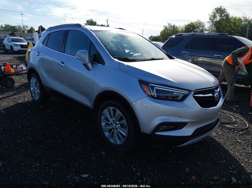 2019 Buick Encore VIN KL4CJGSM8KB774596 IAAI salvage auction — LEFT FRONT, Salvage (Ohio), sold $1,900 on 2026-07-15 (photo 1)