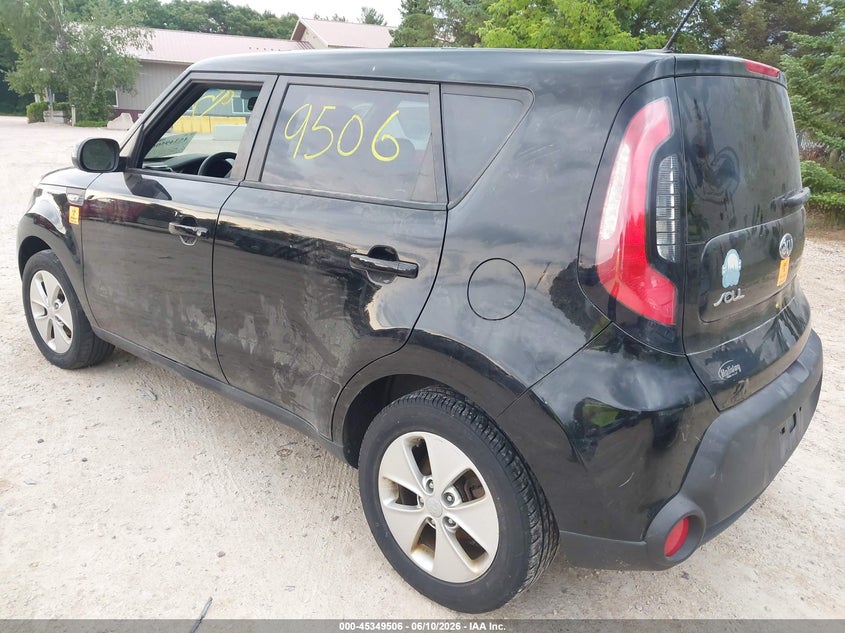 2014 Kia Soul VIN KNDJN2A2XE7725749 IAAI salvage auction — NORMAL WEAR, Clear-Endorsement (Wisconsin), sold $375 on 2026-07-15 (photo 3)