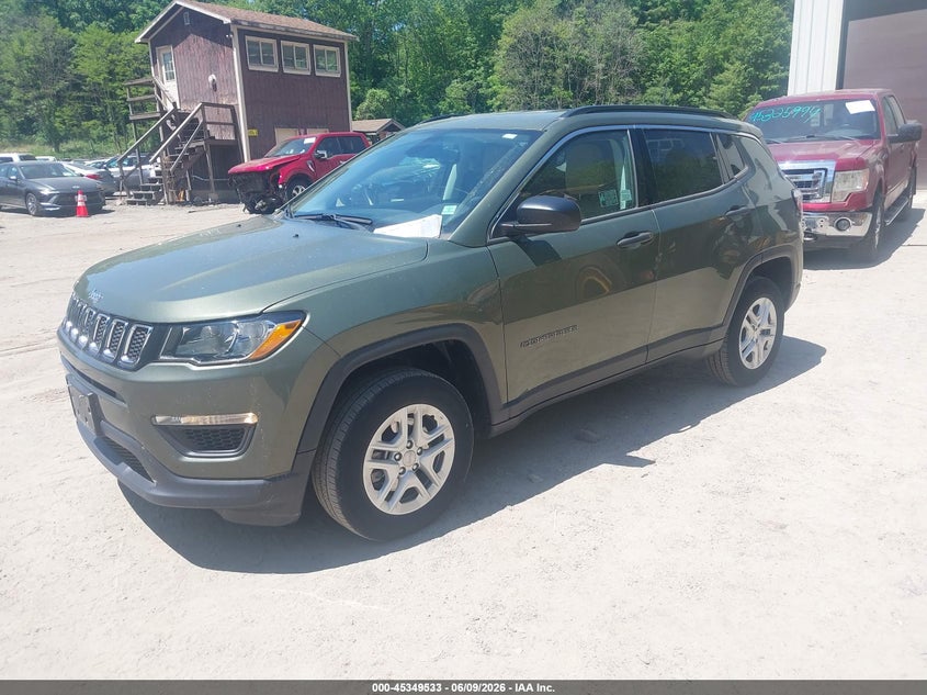 2019 Jeep Compass VIN 3C4NJDAB6KT619590 IAAI salvage auction — NORMAL WEAR, Sf97 (Vermont), sold $14,300 on 2026-07-31 (photo 2)