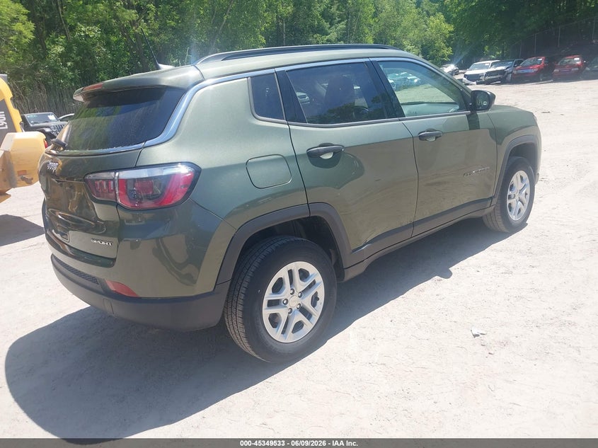 2019 Jeep Compass VIN 3C4NJDAB6KT619590 IAAI salvage auction — NORMAL WEAR, Sf97 (Vermont), sold $14,300 on 2026-07-31 (photo 4)