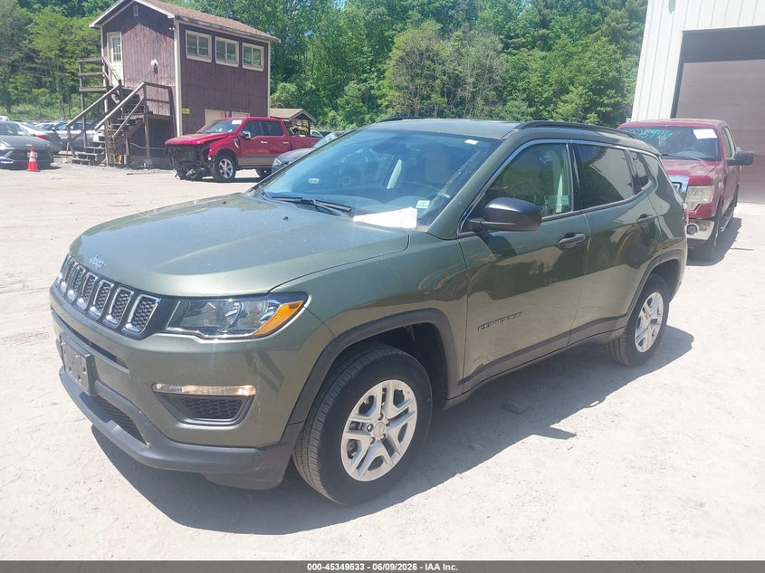 2019 Jeep Compass VIN 3C4NJDAB6KT619590 IAAI salvage auction — NORMAL WEAR, Sf97 (Vermont), sold $14,300 on 2026-07-31 (photo 6)