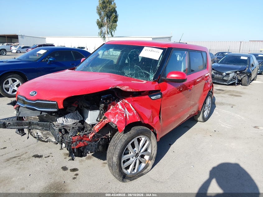 2019 Kia Soul VIN KNDJP3A5XK7689695 IAAI salvage auction — FRONT END, Salvage Title, sold $625 on 2026-07-29 (photo 2)