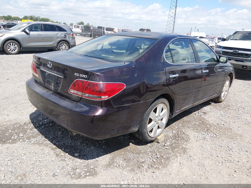 2005 Lexus Es 330 VIN JTHBA30G055107773 IAAI salvage auction — RIGHT SIDE, Clear (Arkansas), sold $600 on 2026-07-22 (photo 4)