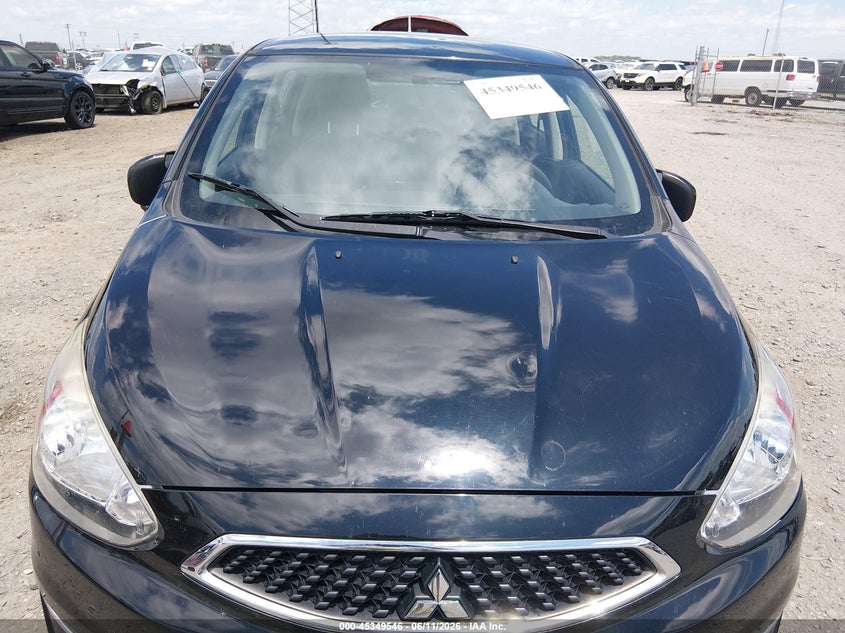 2019 Mitsubishi Mirage VIN ML32A3HJ1KH014906 IAAI salvage auction — HAIL, Salvage Title, sold $2,050 on 2026-09-02 (photo 6)
