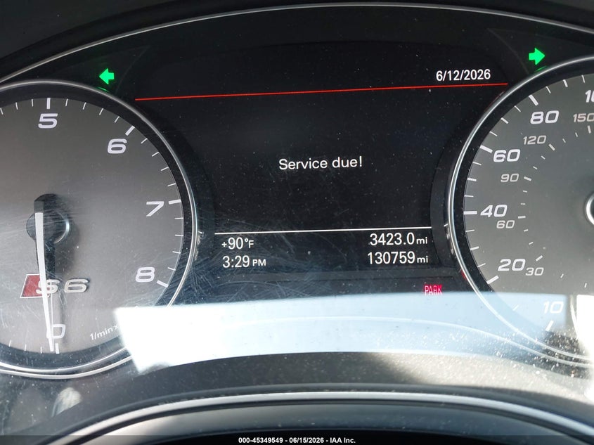 2014 Audi S6 VIN WAUF2AFC5EN009005 IAAI salvage auction — FRONT END, Salvage (Idaho), sold $3,100 on 2026-07-13 (photo 7)