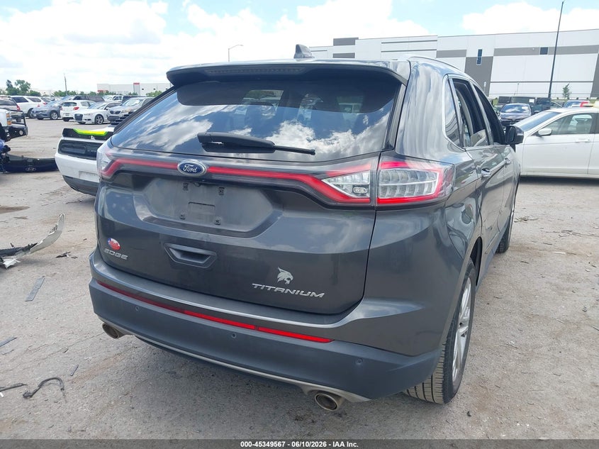 2015 Ford Edge VIN 2FMTK3K82FBB27010 IAAI salvage auction — FRONT END, Salvage (Texas), sold $1,450 on 2026-07-09 (photo 4)
