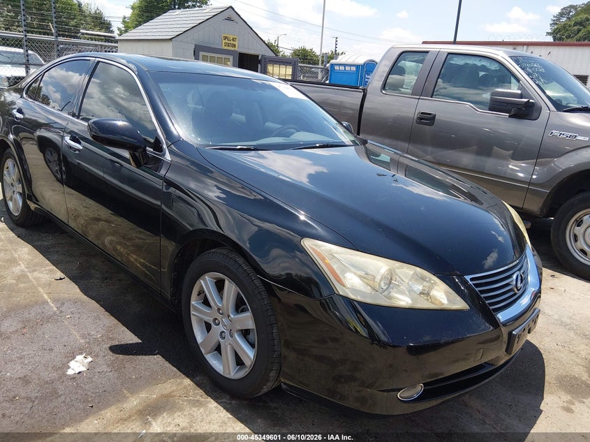 2009 Lexus ES VIN JTHBJ46G592302675 IAAI salvage auction — REAR END, Salvage (North Carolina), sold $3,050 on 2026-07-31 (photo 1)