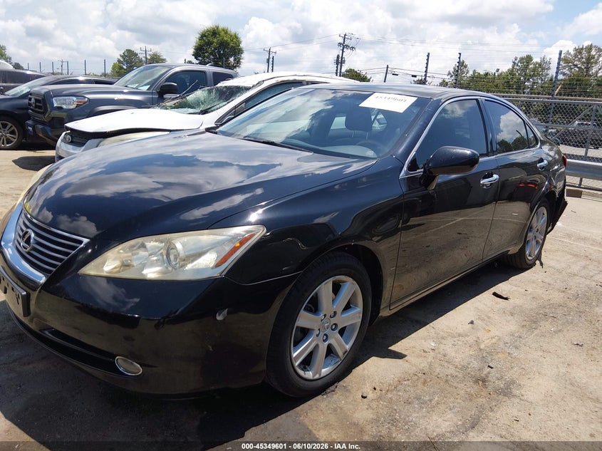 2009 Lexus ES VIN JTHBJ46G592302675 IAAI salvage auction — REAR END, Salvage (North Carolina), sold $3,050 on 2026-07-31 (photo 2)