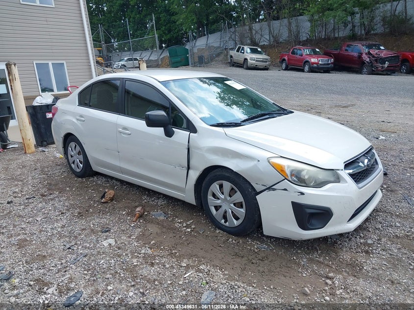 2013 Subaru Impreza VIN JF1GJAA60DH015583 IAAI salvage auction — RIGHT FRONT, Salvage (Pennsylvania), sold $25 on 2026-07-07 (photo 1)