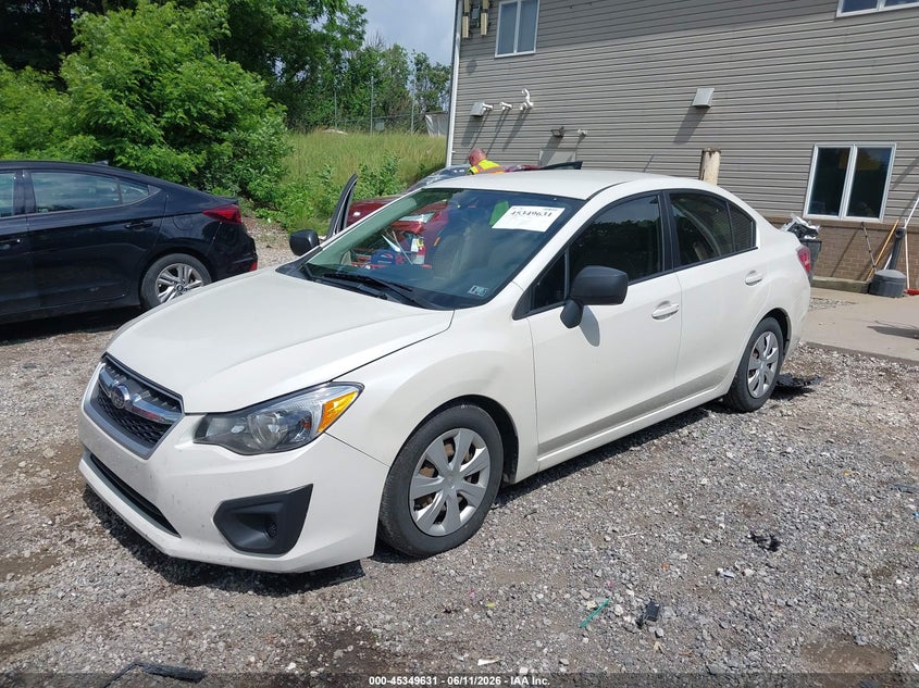 2013 Subaru Impreza VIN JF1GJAA60DH015583 IAAI salvage auction — RIGHT FRONT, Salvage (Pennsylvania), sold $25 on 2026-07-07 (photo 2)