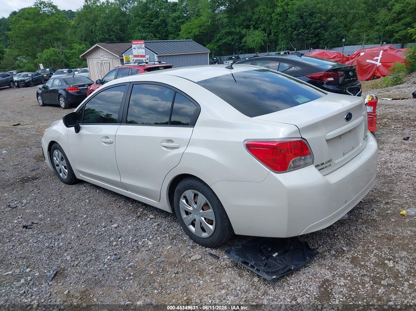 2013 Subaru Impreza VIN JF1GJAA60DH015583 IAAI salvage auction — RIGHT FRONT, Salvage (Pennsylvania), sold $25 on 2026-07-07 (photo 3)