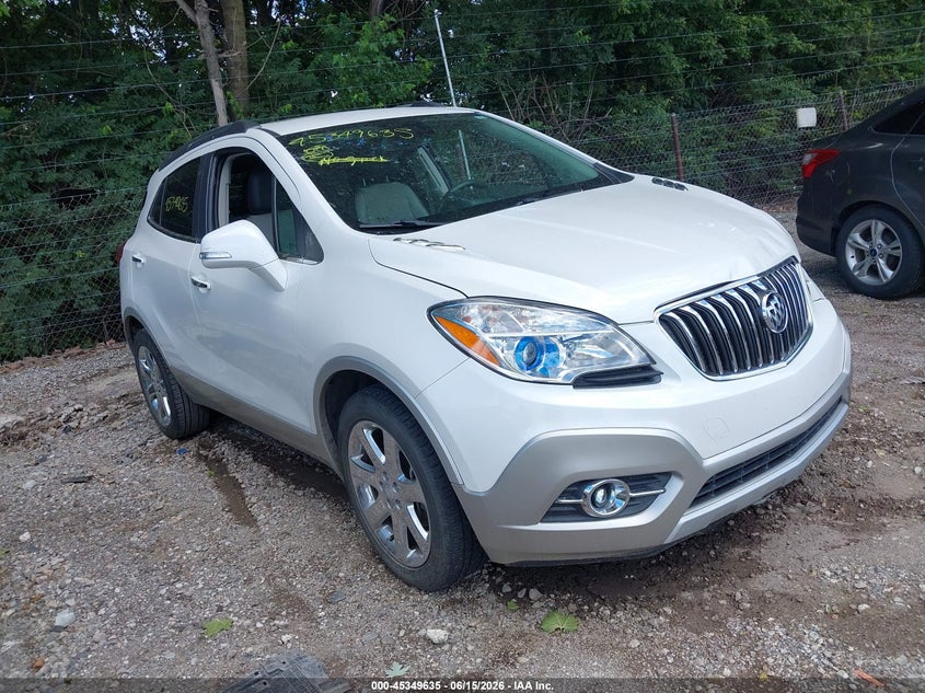 2014 Buick Encore VIN KL4CJBSB7EB544439 IAAI salvage auction — FRONT END, Salvage (Indiana), sold $1,350 on 2026-07-22 (photo 1)