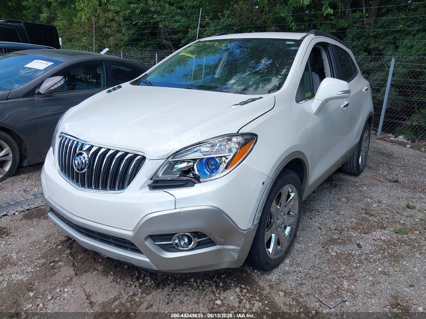2014 Buick Encore VIN KL4CJBSB7EB544439 IAAI salvage auction — FRONT END, Salvage (Indiana), sold $1,350 on 2026-07-22 (photo 2)
