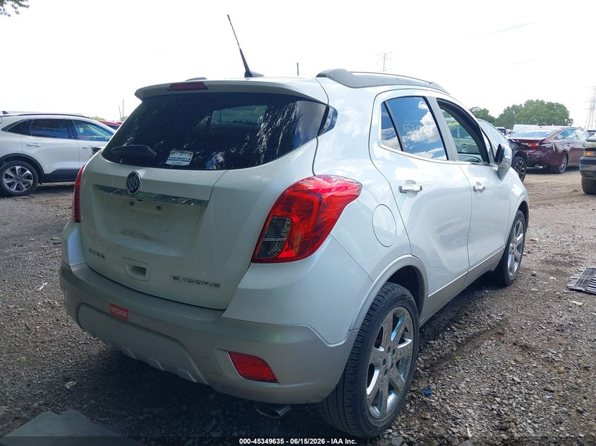 2014 Buick Encore VIN KL4CJBSB7EB544439 IAAI salvage auction — FRONT END, Salvage (Indiana), sold $1,350 on 2026-07-22 (photo 4)