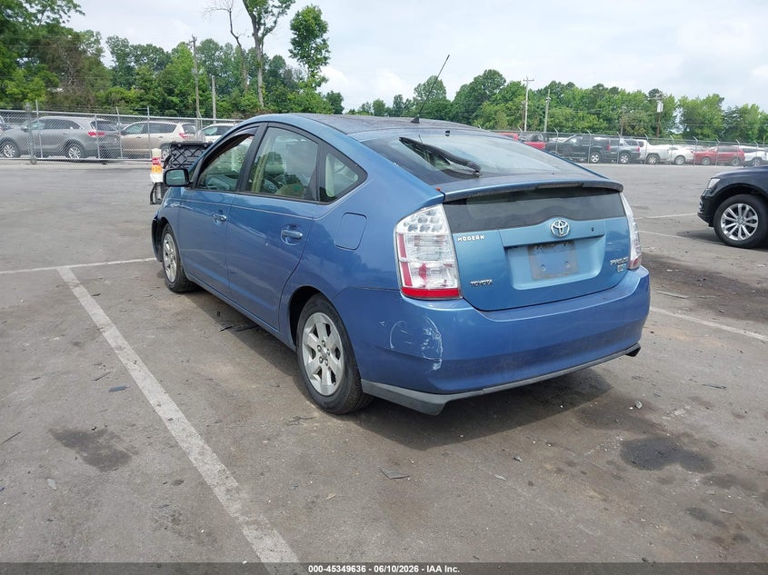 2006 Toyota Prius VIN JTDKB20U167072357 IAAI salvage auction — NORMAL WEAR, Clear (North Carolina), sold $425 on 2026-07-09 (photo 3)