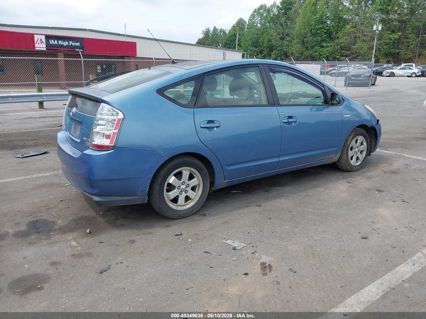 2006 Toyota Prius VIN JTDKB20U167072357 IAAI salvage auction — NORMAL WEAR, Clear (North Carolina), sold $425 on 2026-07-09 (photo 4)