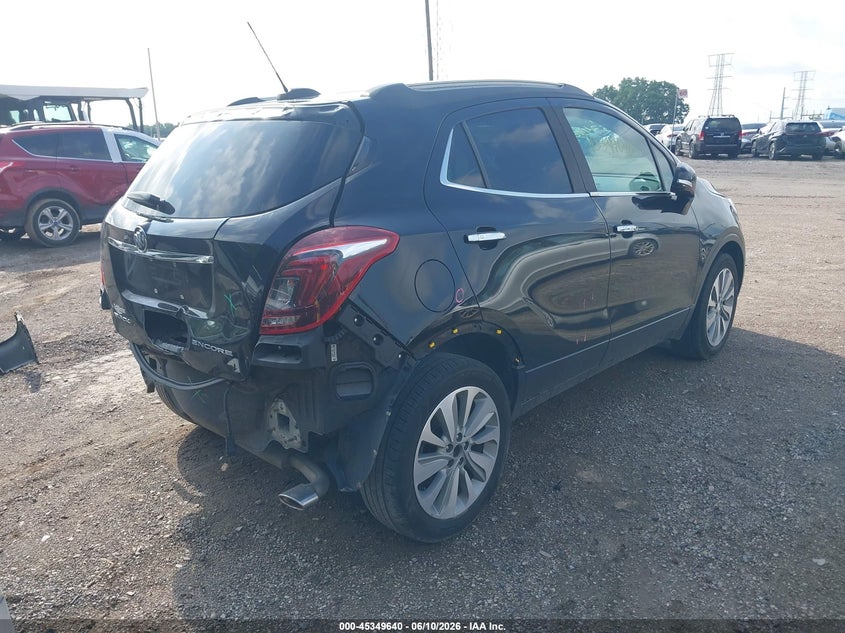2017 Buick Encore VIN KL4CJASB9HB189353 IAAI salvage auction — REAR END, Clear (Indiana), sold $2,000 on 2026-07-15 (photo 4)