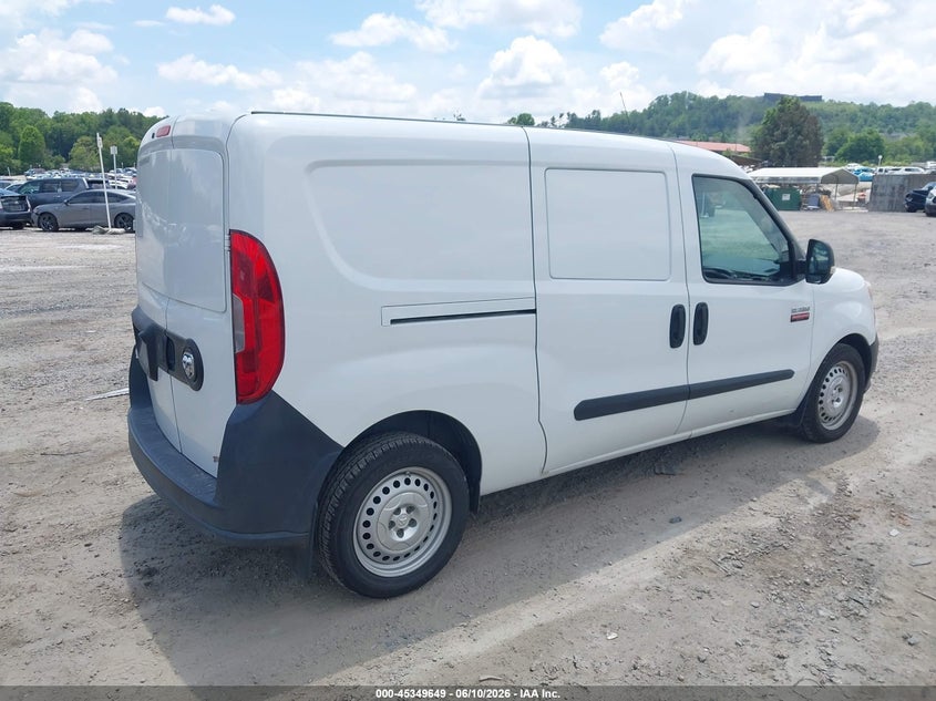 2017 Ram Promaster city VIN ZFBERFAB7H6D23992 IAAI salvage auction — FRONT END, Salvage Title, sold $2,400 on 2026-08-13 (photo 4)