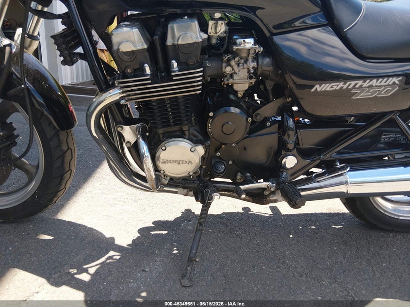 1998 Honda Cb750 VIN JH2RC3803WM600217 IAAI salvage auction — FRONT END, Salvage (Connecticut), sold $25 on 2026-07-22 (photo 9)