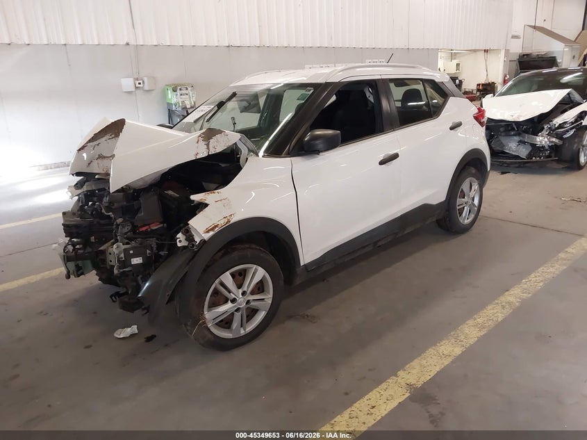 2018 Nissan Kicks VIN 3N1CP5CU4JL523498 IAAI salvage auction — FRONT END, Salvage Title, sold $500 on 2026-10-09 (photo 2)