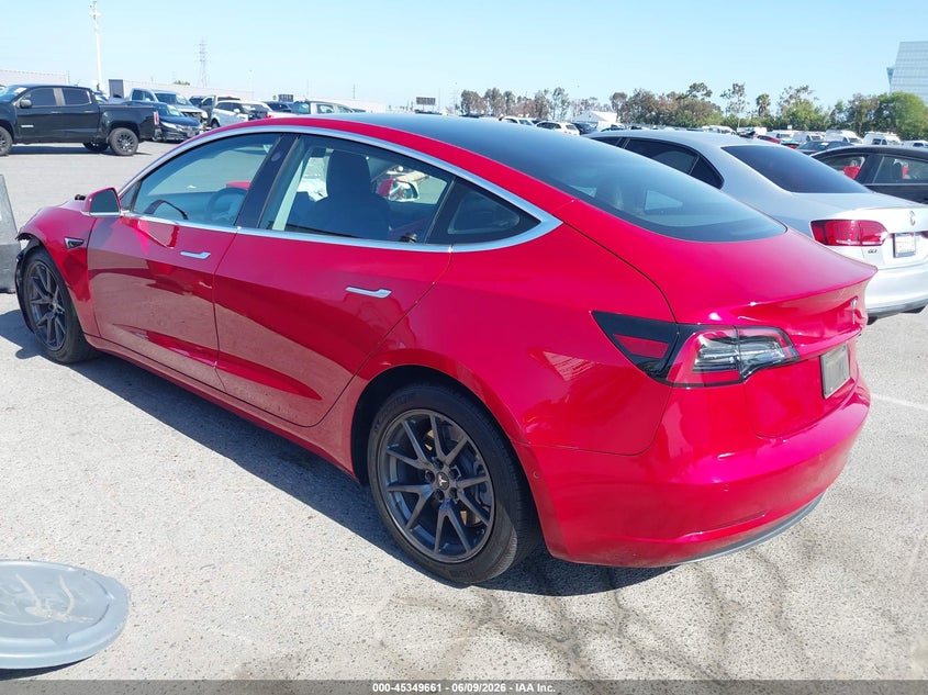 2020 Tesla Model 3 VIN 5YJ3E1EA6LF804623 IAAI salvage auction — FRONT & REAR, Salvage Title, sold $3,050 on 2026-07-30 (photo 3)