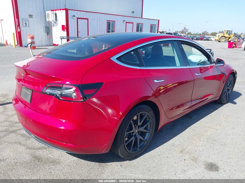 2020 Tesla Model 3 VIN 5YJ3E1EA6LF804623 IAAI salvage auction — FRONT & REAR, Salvage Title, sold $3,050 on 2026-07-30 (photo 4)