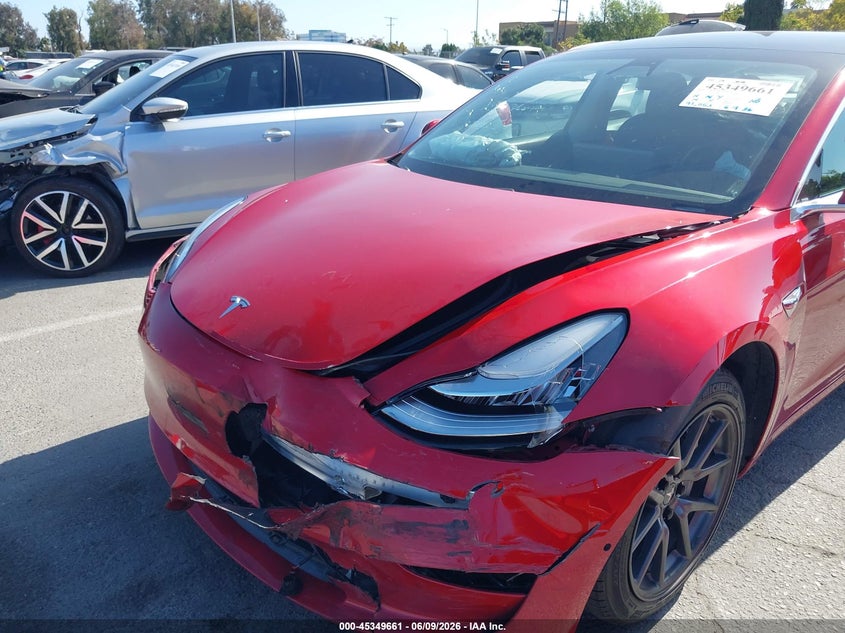 2020 Tesla Model 3 VIN 5YJ3E1EA6LF804623 IAAI salvage auction — FRONT & REAR, Salvage Title, sold $3,050 on 2026-07-30 (photo 6)