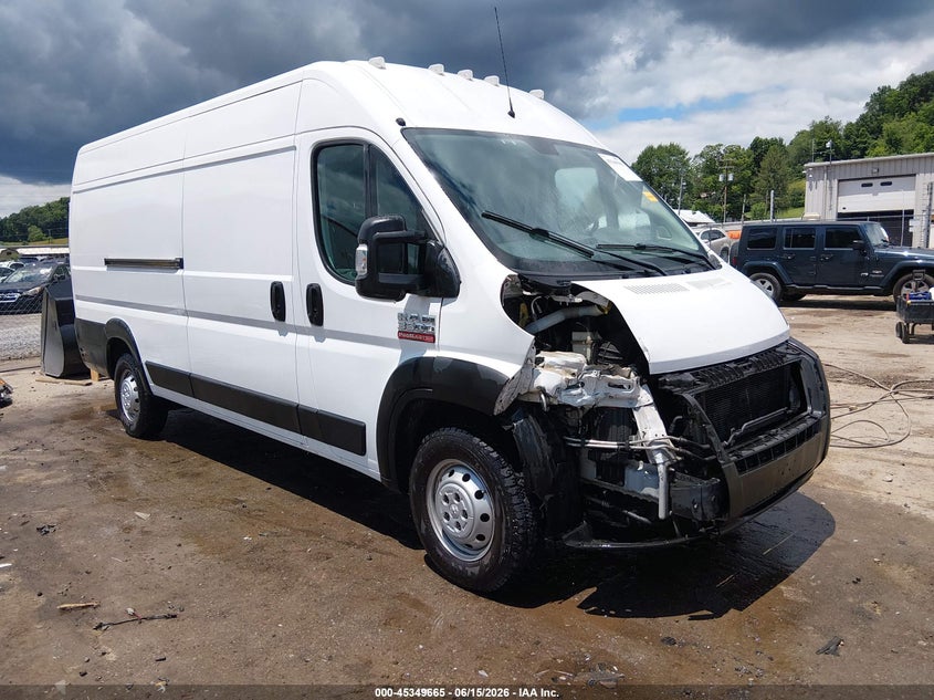 2019 Ram Promaster city VIN 3C6URVJG7KE565296 IAAI salvage auction — FRONT END, Salvage (West Virginia), sold $5,200 on 2026-08-01 (photo 1)