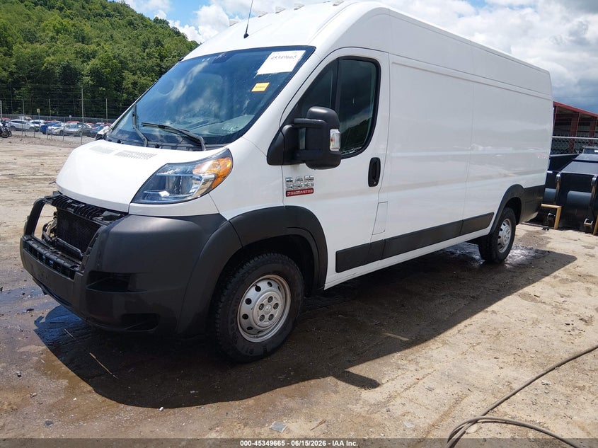 2019 Ram Promaster city VIN 3C6URVJG7KE565296 IAAI salvage auction — FRONT END, Salvage (West Virginia), sold $5,200 on 2026-08-01 (photo 2)