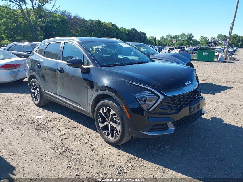 2024 Kia Sportage VIN 5XYK3CDF5RG148961 IAAI salvage auction — FRONT END, Salvage Title, sold $3,250 on 2026-07-28 (photo 1)