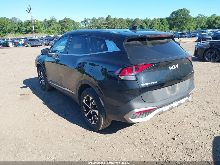 2024 Kia Sportage VIN 5XYK3CDF5RG148961 IAAI salvage auction — FRONT END, Salvage Title, sold $3,250 on 2026-07-28 (photo 3)