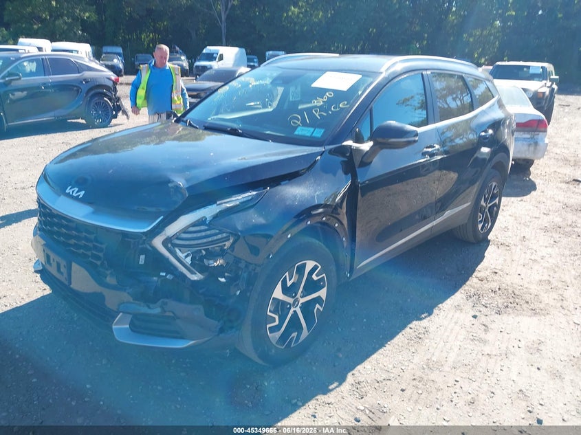 2024 Kia Sportage VIN 5XYK3CDF5RG148961 IAAI salvage auction — FRONT END, Salvage Title, sold $3,250 on 2026-07-28 (photo 6)