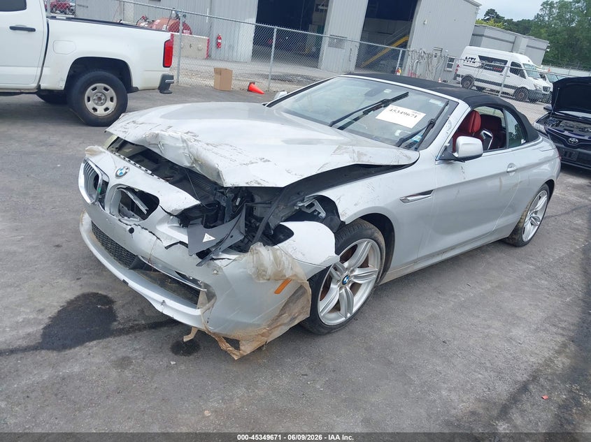 2012 BMW 6er VIN WBALZ3C5XCDL71401 IAAI salvage auction — FRONT END, Salvage Title, sold $2,800 on 2026-07-25 (photo 2)