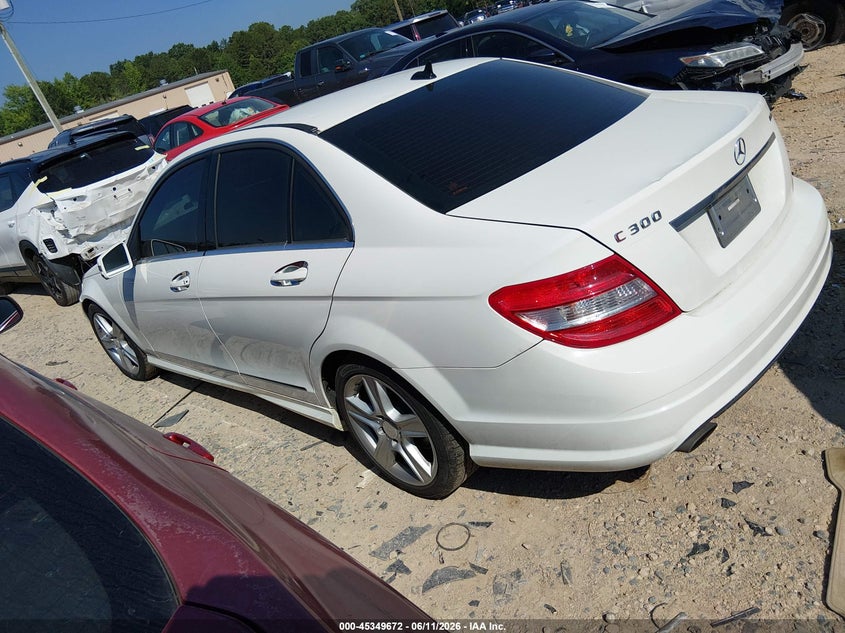 2011 Mercedes-benz C class VIN WDDGF5EB8BA435162 IAAI salvage auction — RIGHT FRONT, Salvage (North Carolina), sold $675 on 2026-07-27 (photo 3)