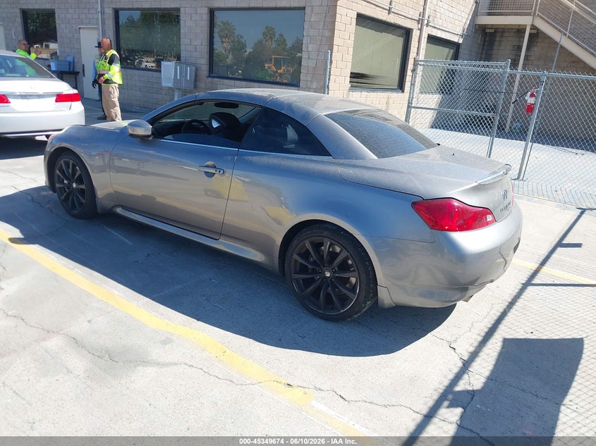 2009 Infiniti G37 VIN JNKCV66E89M721515 IAAI salvage auction — THEFT, Clear - Dealer Only (California), sold $250 on 2026-07-29 (photo 3)