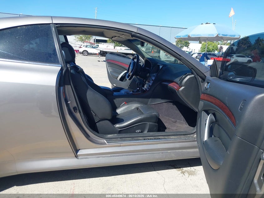 2009 Infiniti G37 VIN JNKCV66E89M721515 IAAI salvage auction — THEFT, Clear - Dealer Only (California), sold $250 on 2026-07-29 (photo 5)