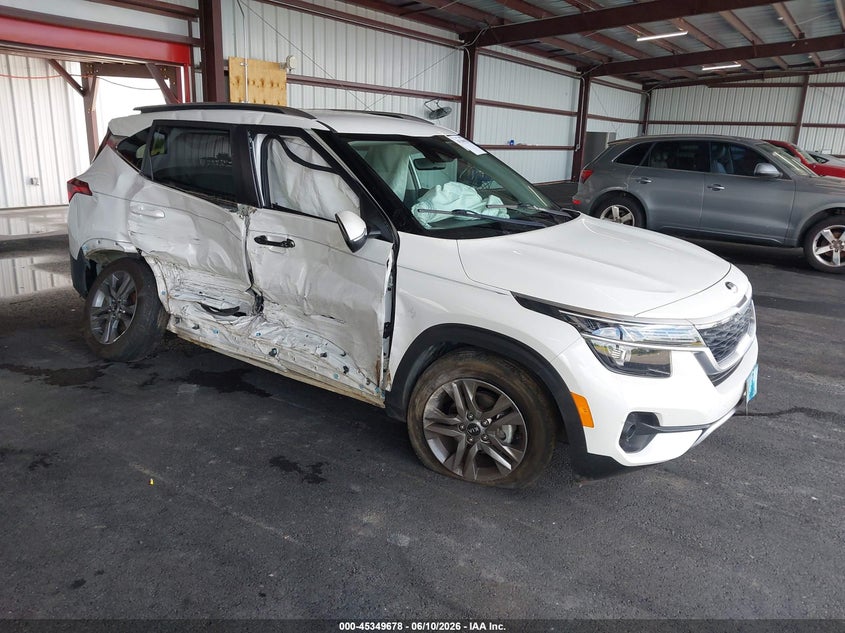 2021 Kia Seltos VIN KNDEU2AA0M7082452 IAAI salvage auction — RIGHT SIDE, Salvage (Idaho), sold $2,150 on 2026-07-18 (photo 1)